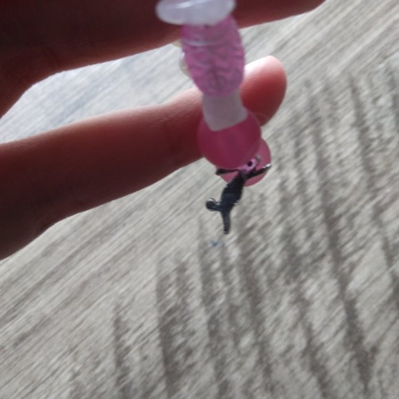 Bunny- Pink and Silver Bunny Charm Bracelet - Picture 2 of 5